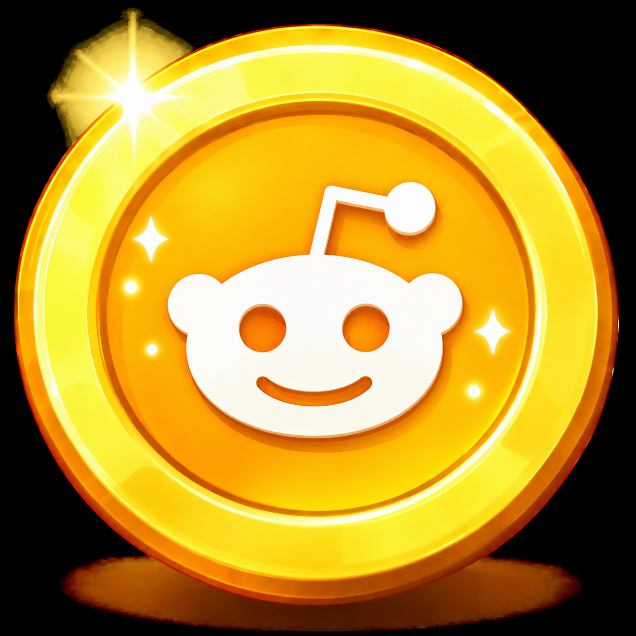 Golden Reddit Coin